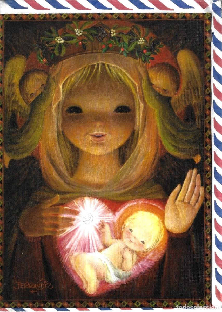 Postcards: 6021N - FERR&Aacute;NDIZ - EDICIONES SUBI N-A 1696.1- DIPTICA , NUEVA, CON SU SOBRE- 17X12 CM