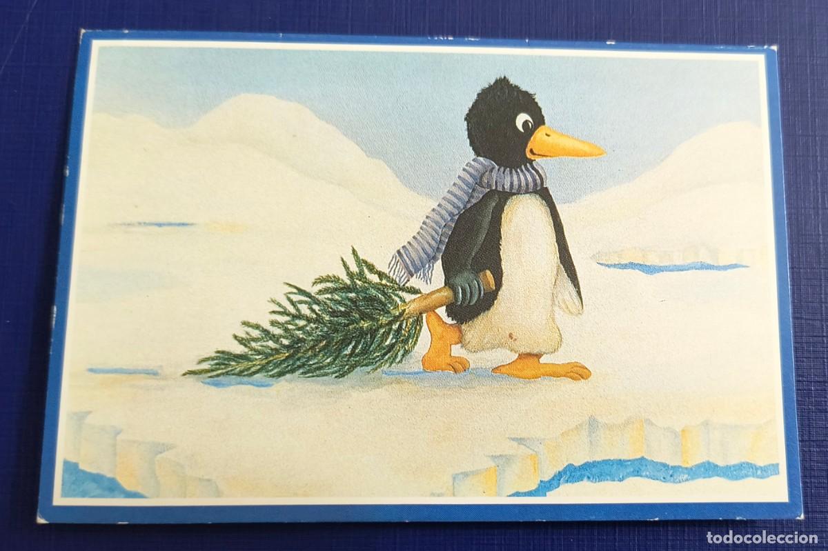 Postales: POSTAL DE NAVIDAD DE PING&Uuml;INO - UNICEF - Foto 1