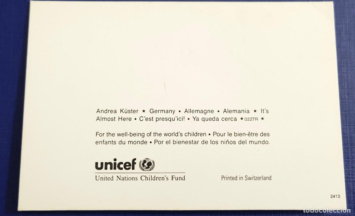 Postales: POSTAL DE NAVIDAD DE PING&Uuml;INO - UNICEF - Foto 2