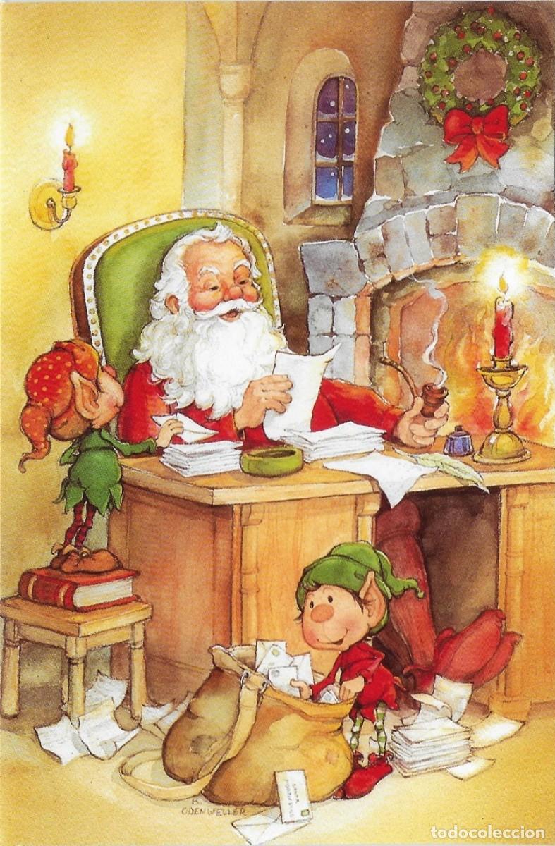 Postcards: 2026S -K. ODENWELLER-LAS CARTAS A SANTA-EDIC. DIS2-AMERICAN GREETINGS G.14.261.2077-DIPTICA 16X10,5