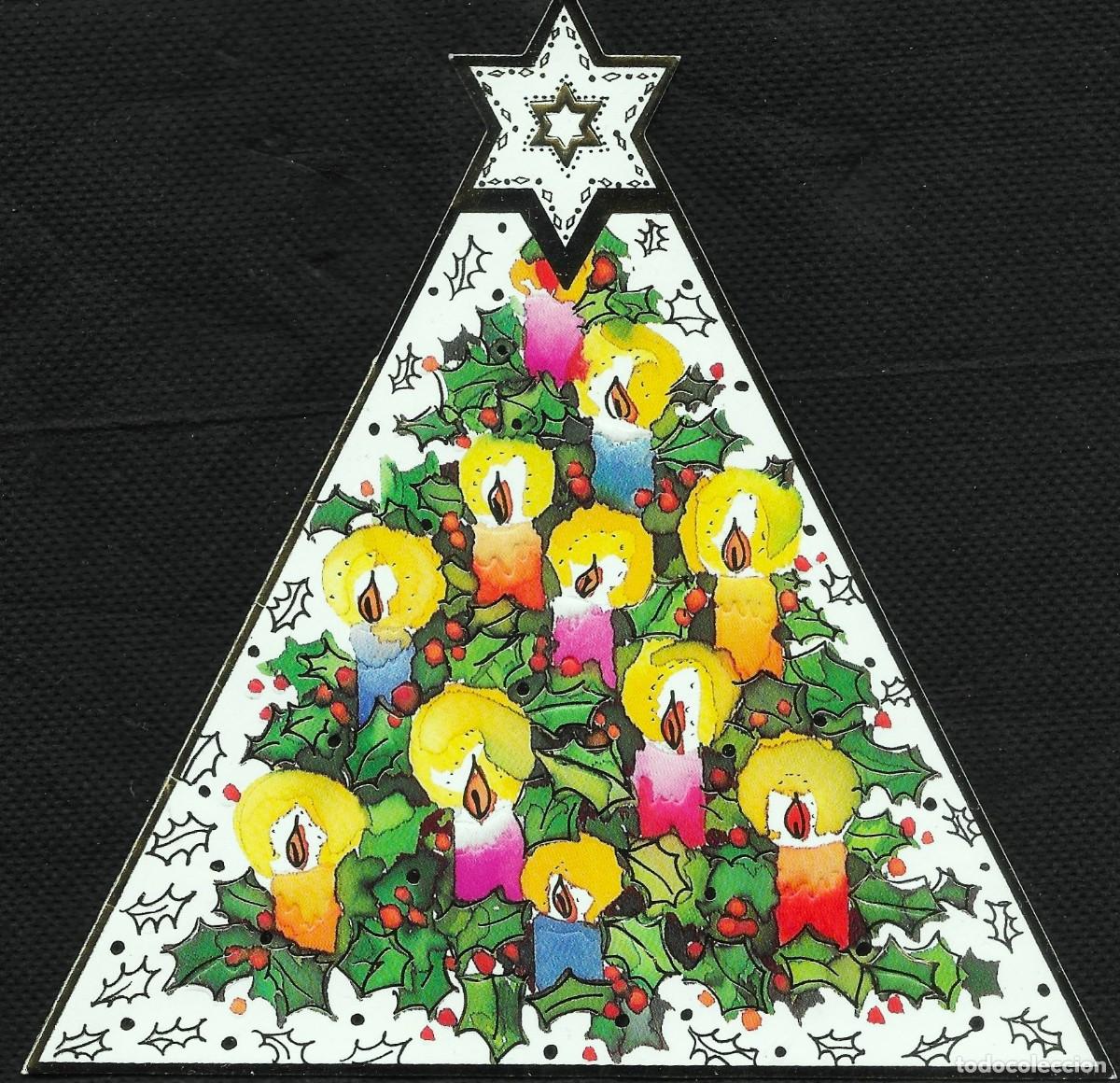 Postkarten: 0918P - EDICIONES BUSUETS GRUART 02.437.5490-DIPTICA, RELIEVE-TROQUELADA-14X14 CM- DETALLES DORADOS