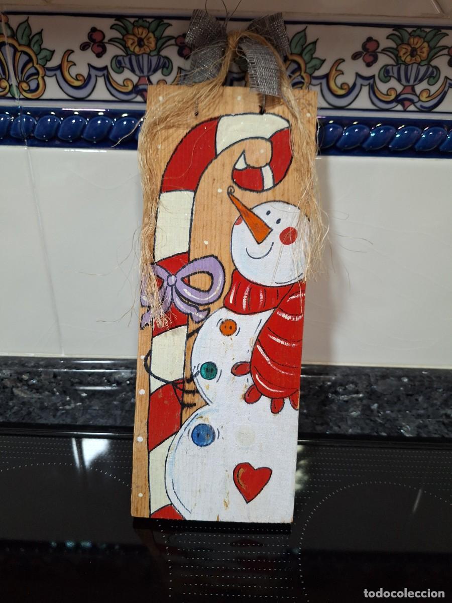 Postcards: Decoraci&oacute;n Navidad, hombre de las nieves.