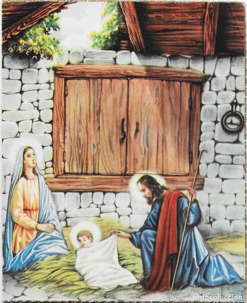 Postcards: 0986P - YA VIENEN LOS REYES MAGOS, CAMINITO DE BEL&Eacute;N...POSTAL TROQUELA CON VENTANA-TRIPTICA 13,5X11