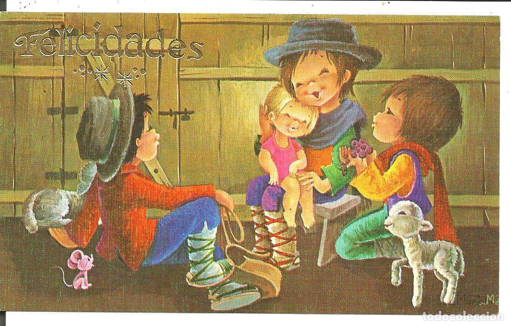 Postales: FELICITACION NAVIDAD *MARICHU* - EDIC. CYZ 405/28-D - 12,5X7,5 CM