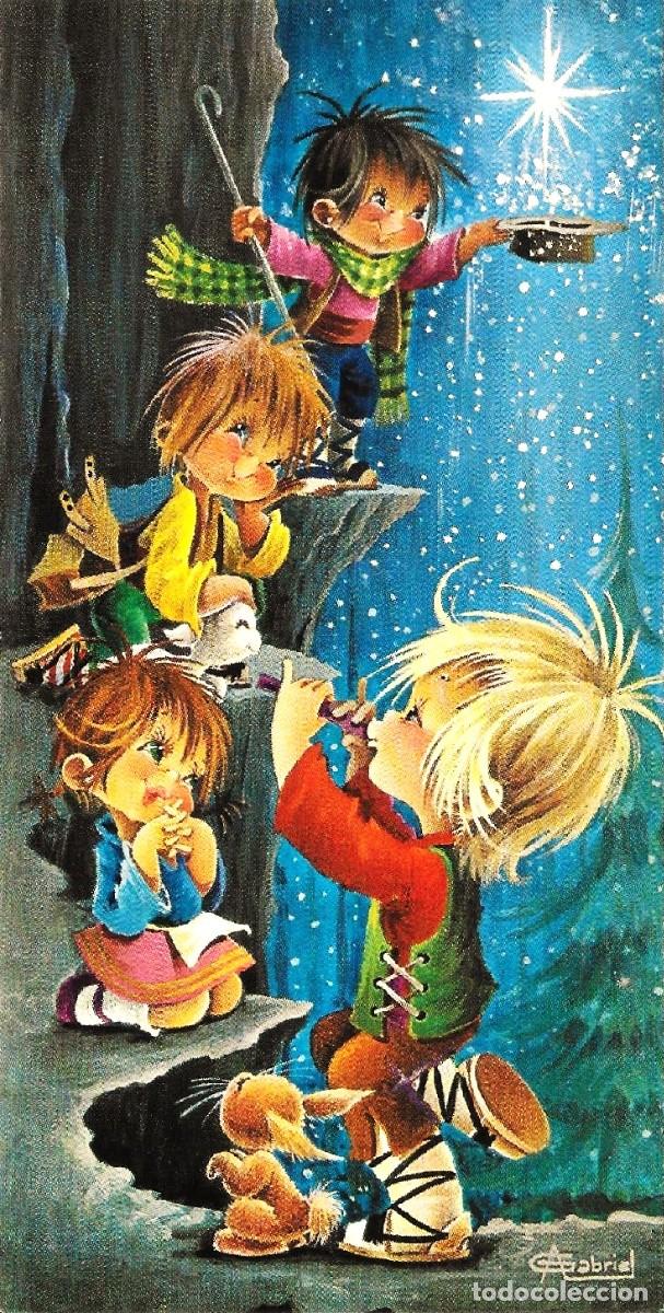 Postais: 0921Q -GABRIEL -EDICIONES CyZ 1218.41-A - DIPTICA 15,5X7,8 CM