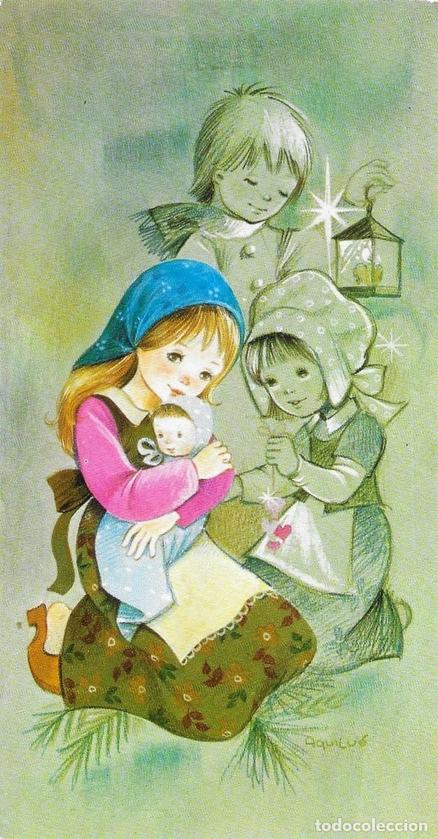 Postais: 0922Q -AQUILU&Eacute; - HERMOSA POSTAL - EDICIONES COLECCI&Oacute;N PERLA SERIE 2D-7537-A- DIPTICA 16X8,5 CM