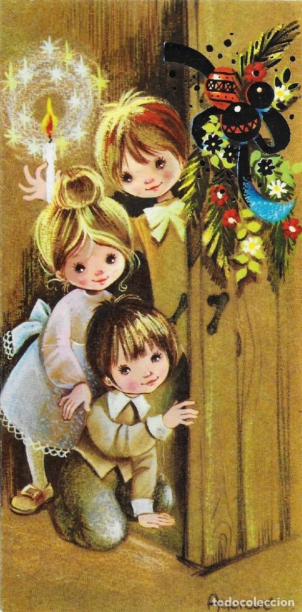 Postais: 0922Q -AQUILU&Eacute; - EDICIONES COLECCI&Oacute;N PERLA SERIE 3060.B - DIPTICA 15,8X7,8 CM DATA 1975