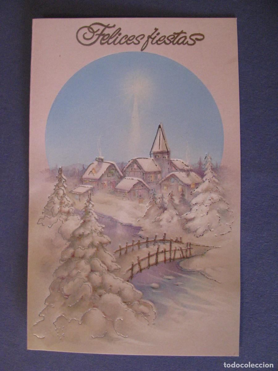 Postais: POSTAL DIPTICA DE NAVIDAD DE ED. GOLDEN 162. 13,5X8,5 CM. SIN ESCRIBIR.