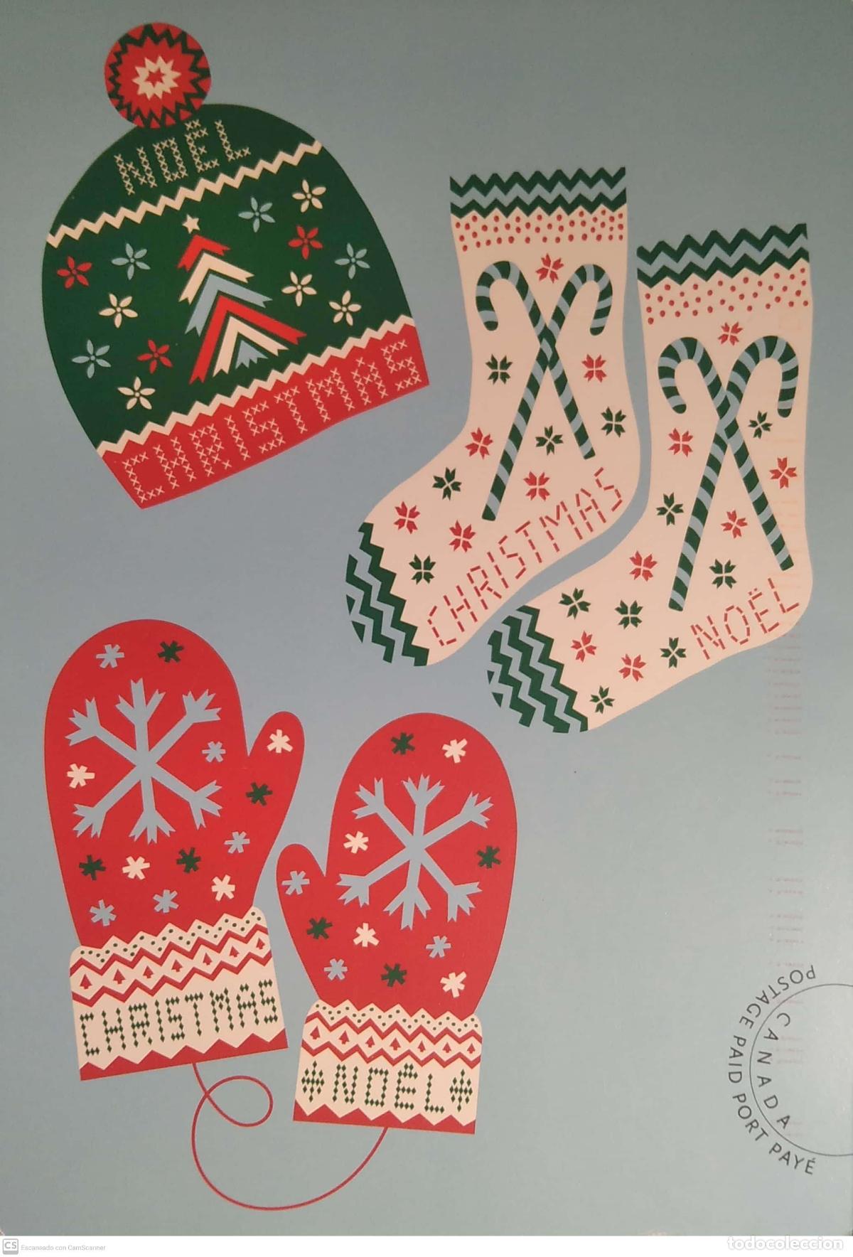 Postkarten: Canad&aacute;. Tarjeta Postal del Servicio Filat&eacute;lico, felicitando las Navidades de 2018.