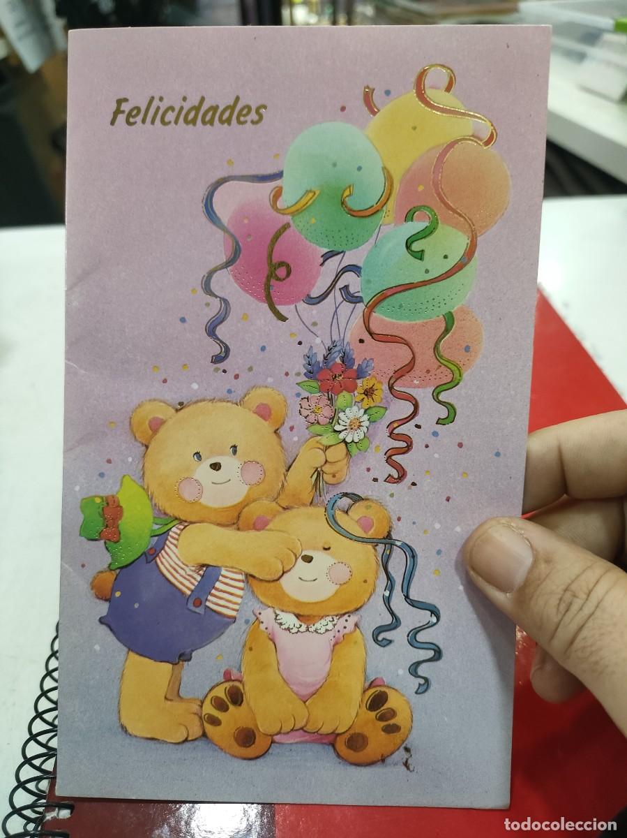 Postkarten: Felicitaci&oacute;n Navide&ntilde;a Ositos SC pel&iacute;n arrugada