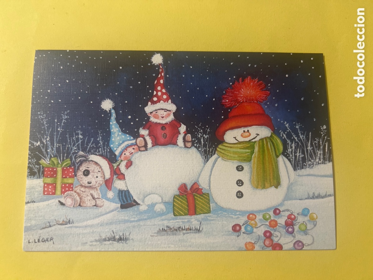 Postales: L335. TARJETA POSTAL DE NAVIDAD - Foto 1