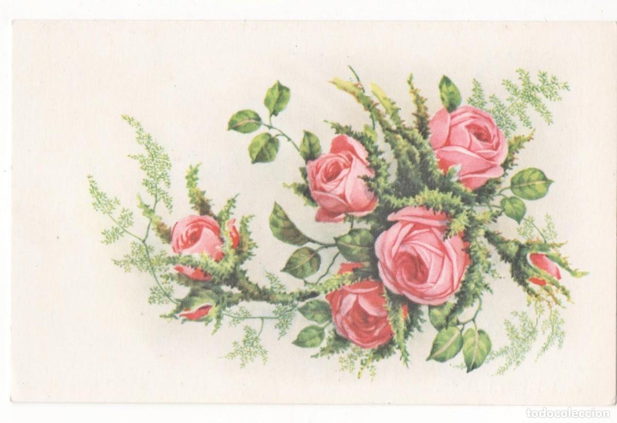 Postais: Felicitaci&oacute;n navide&ntilde;a postal francesa a&ntilde;os 60- escrita-