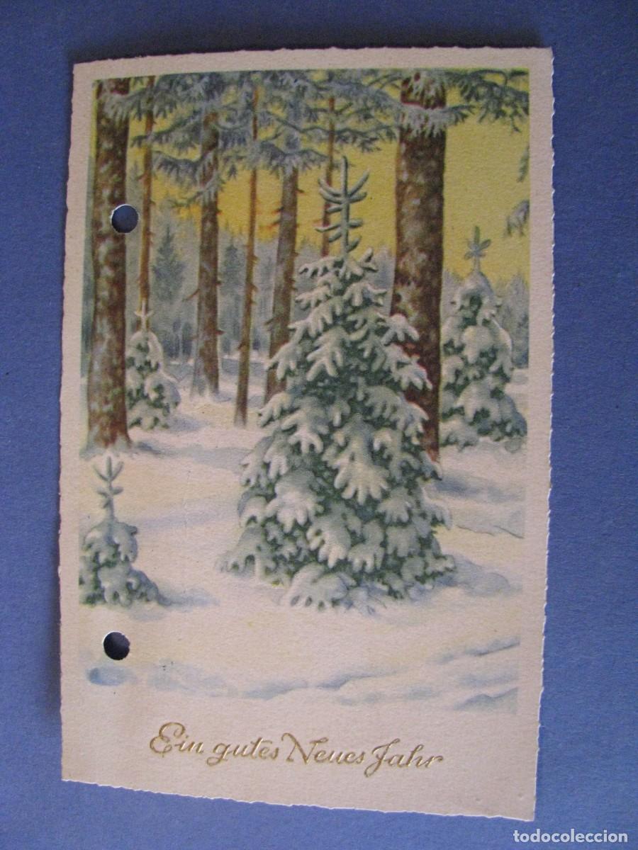 Cartes Postales: POSTAL DE NAVIDAD, FELIZ A&Ntilde;O NUEVO. CIRCULADA EN ALEMANIA 1958.