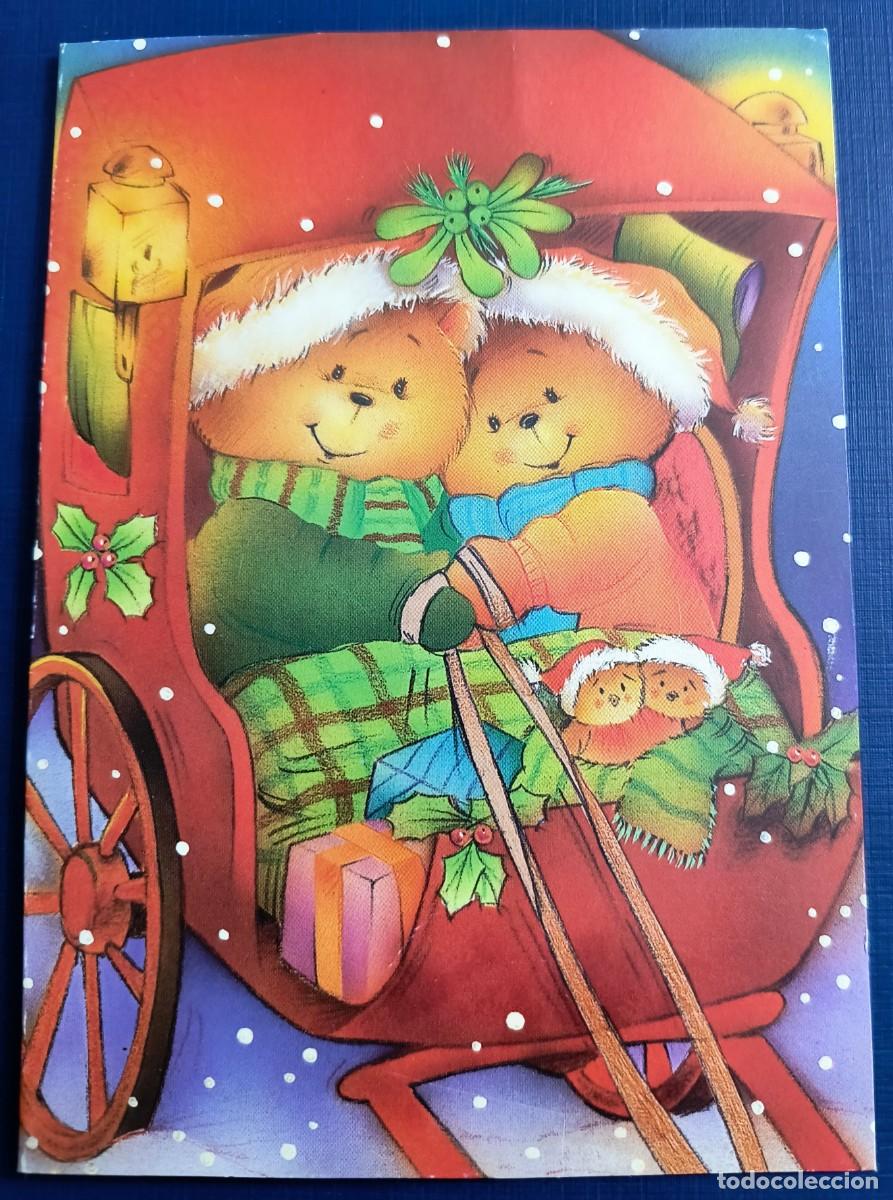 Postales: POSTAL DE NAVIDAD DE OSITOS - Foto 1