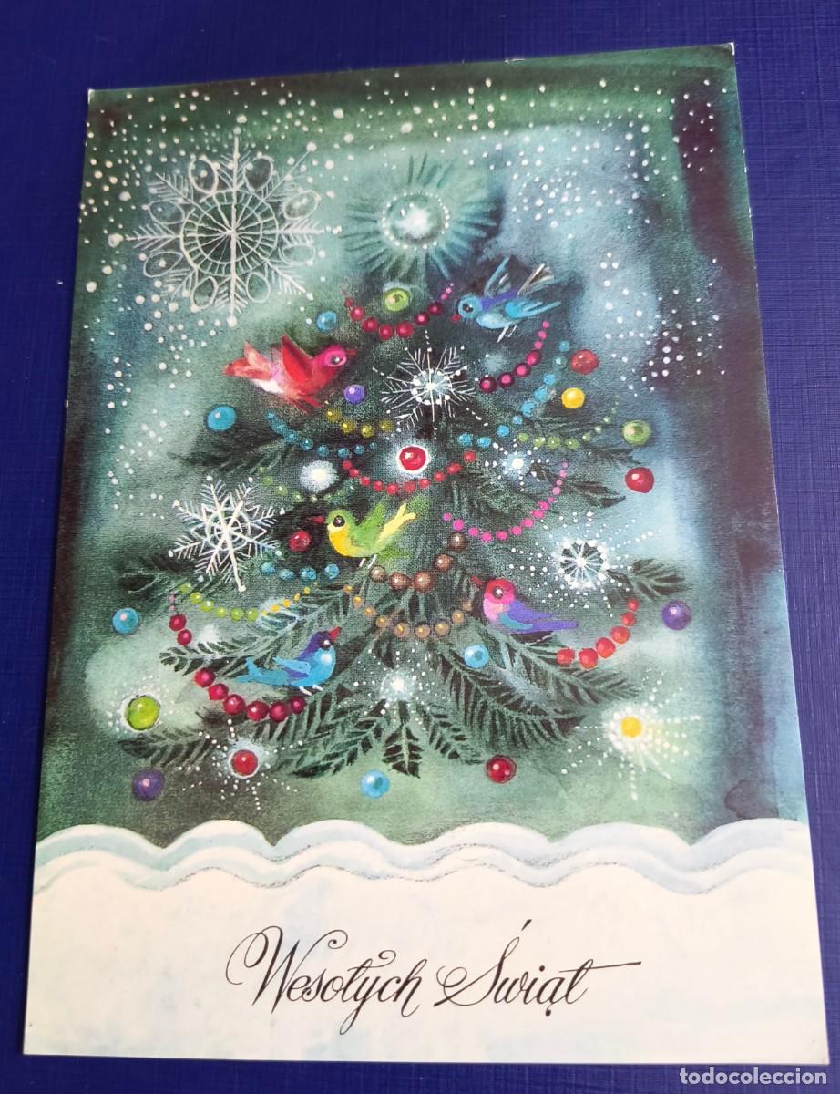 Postales: POSTAL DE NAVIDAD DE ADORNOS NAVIDE&Ntilde;OS - Foto 1