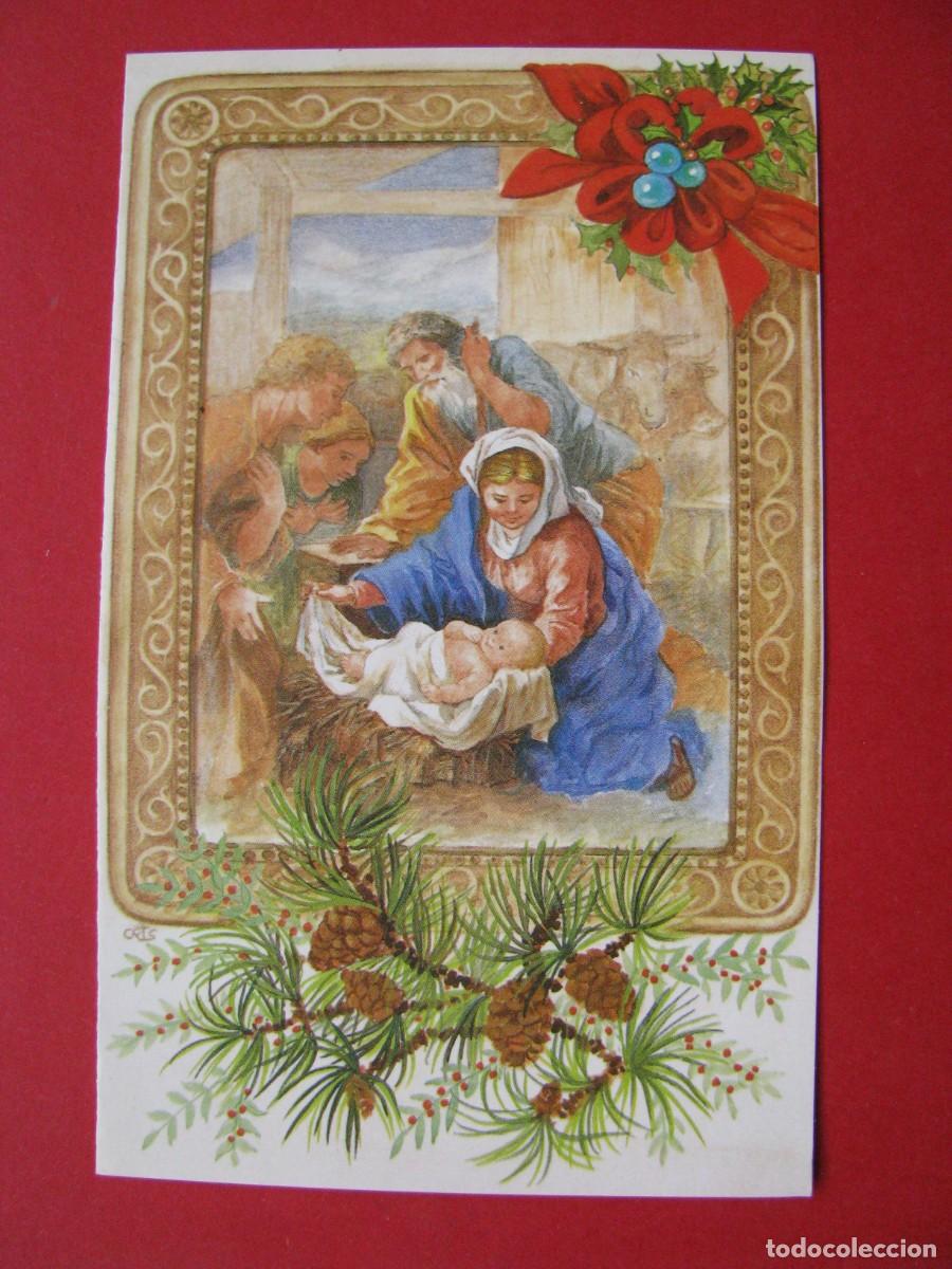 Postkarten: POSTAL DIPTICA DE NAVIDAD. IL. CRIS. EDICROMO 6180/1. 13,5X8,5 CM. SIN ESCRIBIR. ARRUGAS.