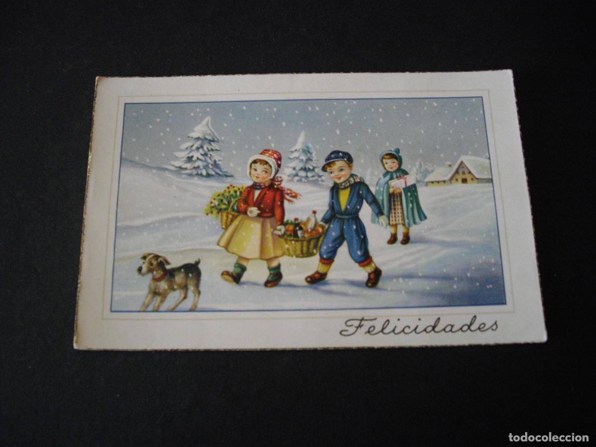 Postales: FELICITACION NAVIDAD POSTAL ILUSTRADA - Foto 1