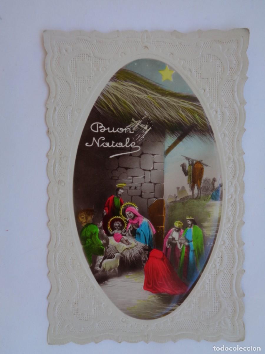 Postkarten: PRECIOSA TARJETA DE FELICITACION DE NAVIDAD DE PRINCIPIOS DE SIGLO. ITALIA