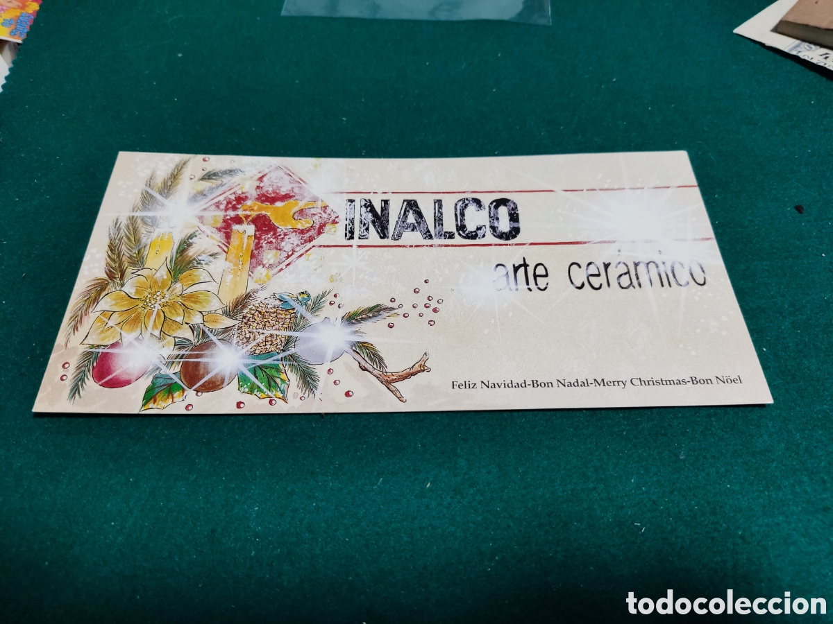 Postkarten: Postal inalco cer&aacute;mica,feliz navidad