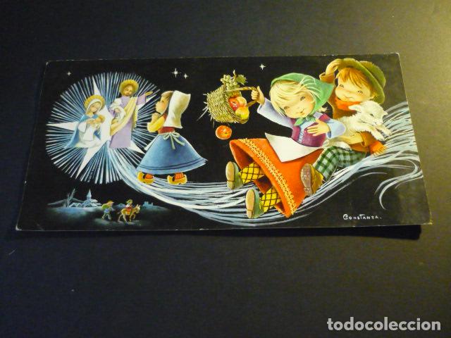 Postales: FELICITACION NAVIDAD CONSTANZA ILUSTRADORA 12 X 24 CM