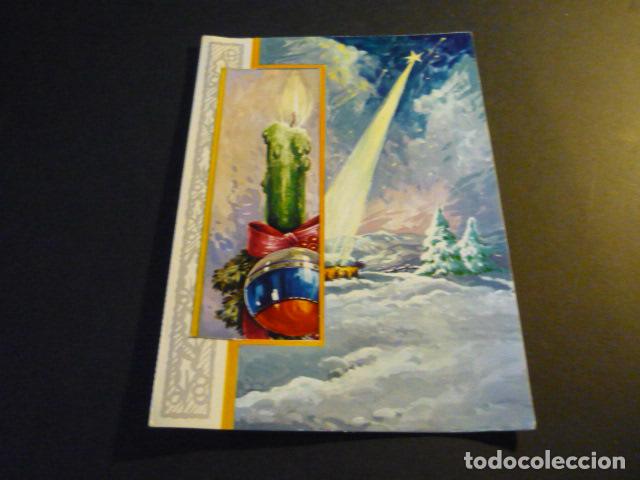 Postales: FELICITACION NAVIDAD SIN ILUSTRADOR DESPLEGABLE 11,5 X 16,5 CM