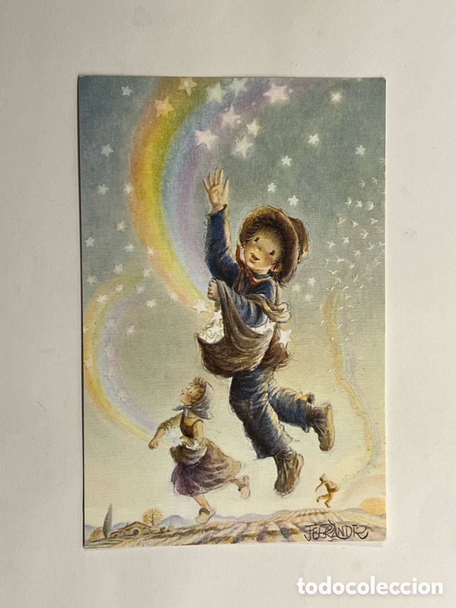 Postales: FERRANDIZ.. ilustrador. Y lleg&oacute; la Navidad.. - Foto 1