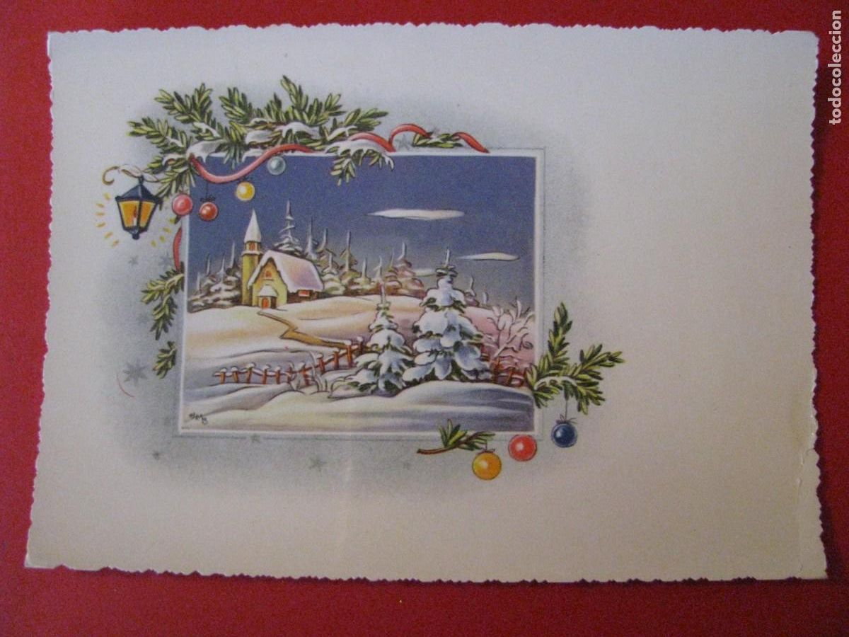 Postales: POSTAL DE NAVIDAD. ED. SECAMI. 4428. ESCRITA - Foto 1