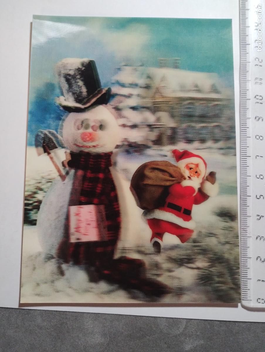 Postales: Postal 3D SSP - 43 Snowman. - Foto 1