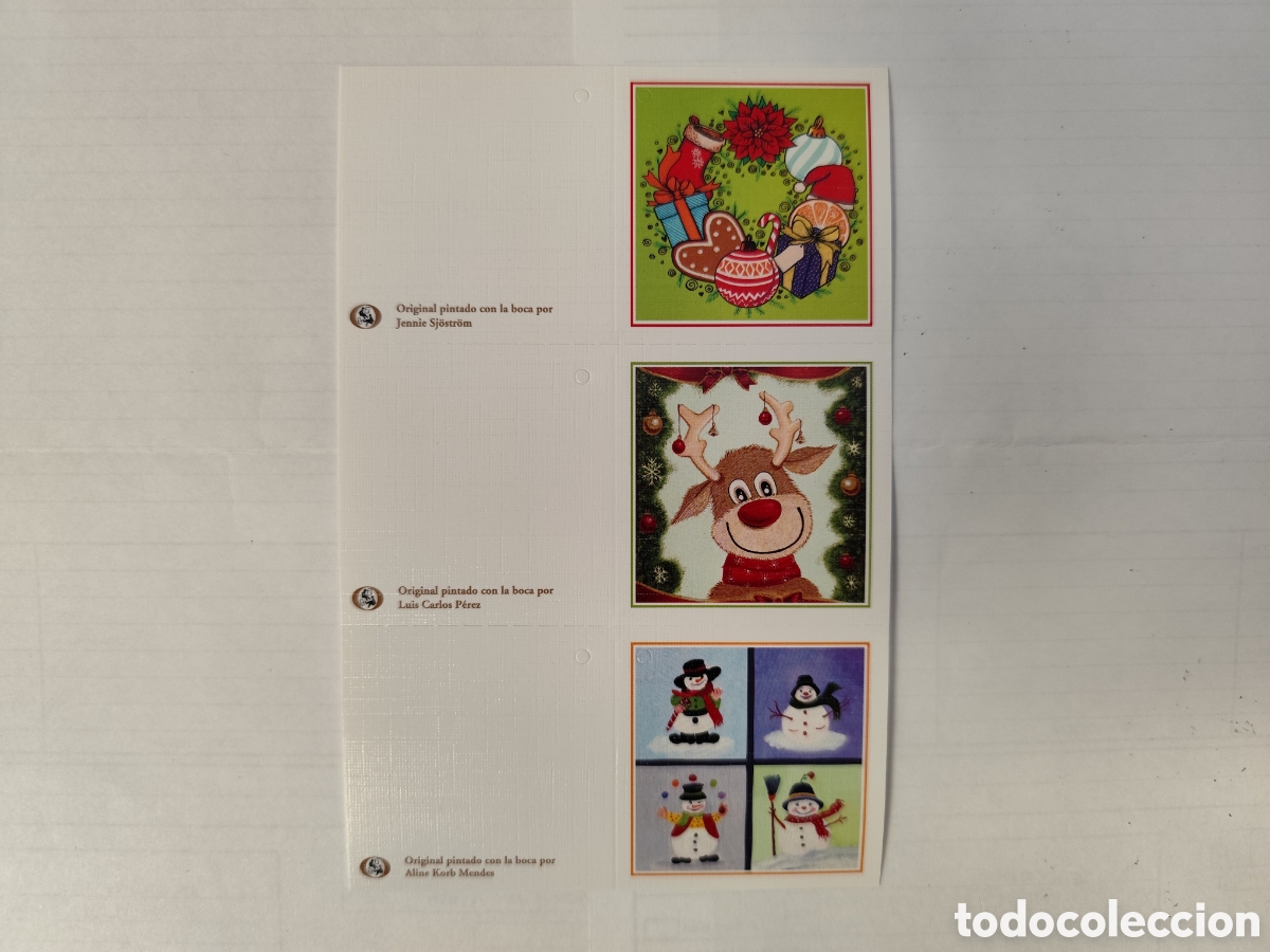 Postales: 3 Mini Postales Navide&ntilde;as. Nuevas - Foto 1