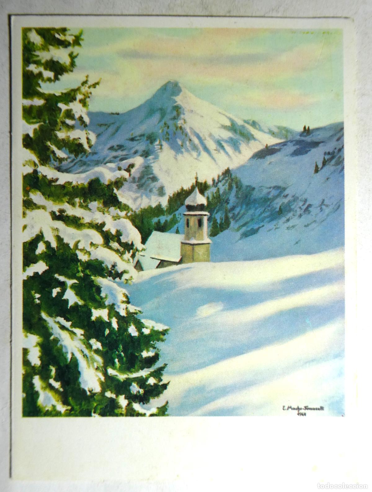 Postales: Postal de Navidad doble, sin escribir - Foto 1