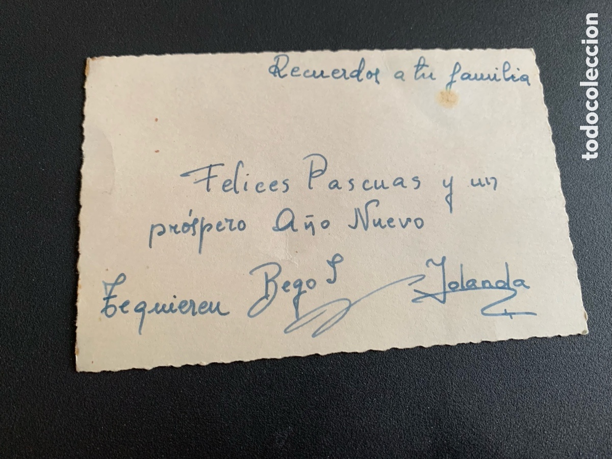 Postales: Postal Navidad. Sencilla. Usada. 11x7 cm - Foto 2