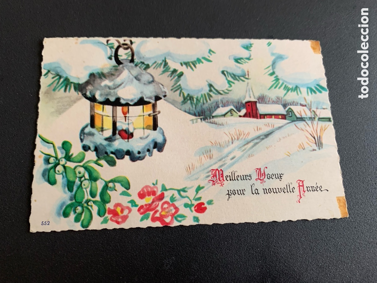 Postales: Postal Navidad. Sencilla. Usada. 11x7 cm - Foto 1