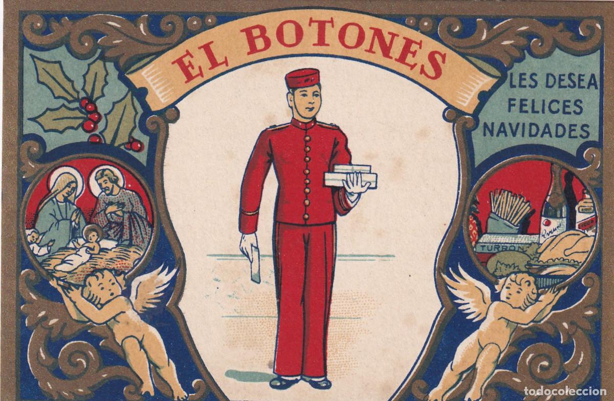 Postales: POSTAL AGUINALDO DE NAVIDAD.- EL BOTONES. - Foto 1