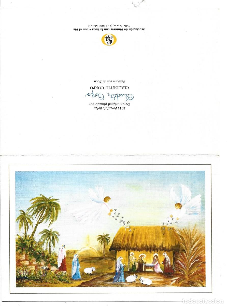 Postales: FELICITACION DE NAVIDAD A DOBLE HOJA - Foto 1