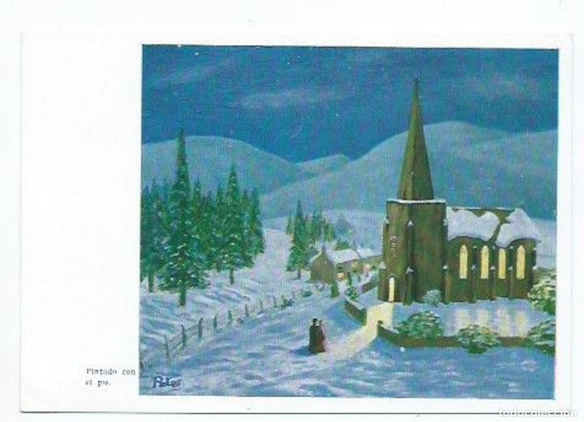 Postcards: &rdquo; MISA DEL GALLO &rdquo;.- PINTADO CON EL PIE.- OFERTA 3x2, ESCOGE 3 Y PAGA 2