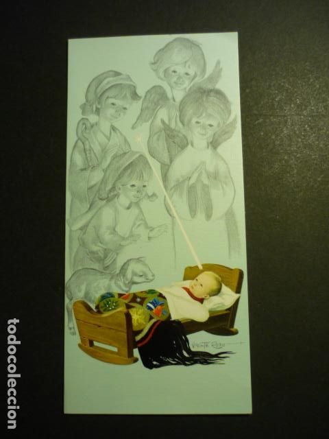 Postkarten: FELICITACION NAVIDAD VICENTE ROSSO ILUSTRADOR 17 X 8 CM