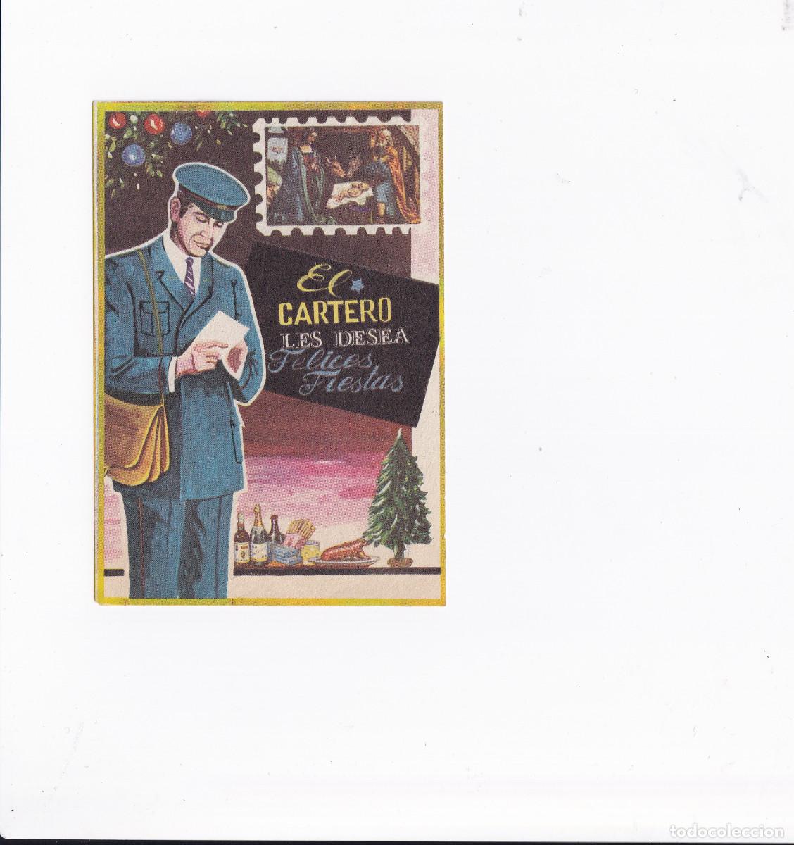 Postales: POSTAL AGUINALDO DE NAVIDAD.- EL CARTERO. - Foto 1