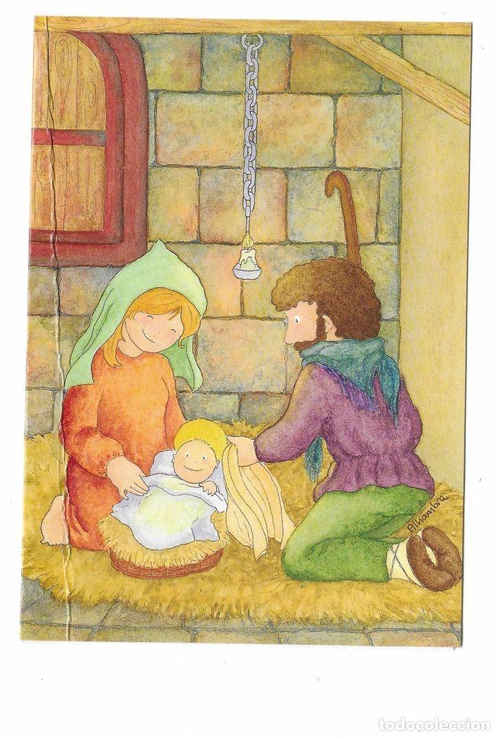 Postales: FELICITACION NAVIDAD - PESEBRE - Foto 1