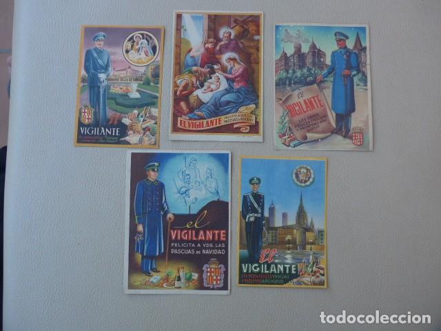 Cartes Postales: EL VIGILANTE LOTE 5 FELICITACIONES DE NAVIDAD - POSTAL OFICIOS