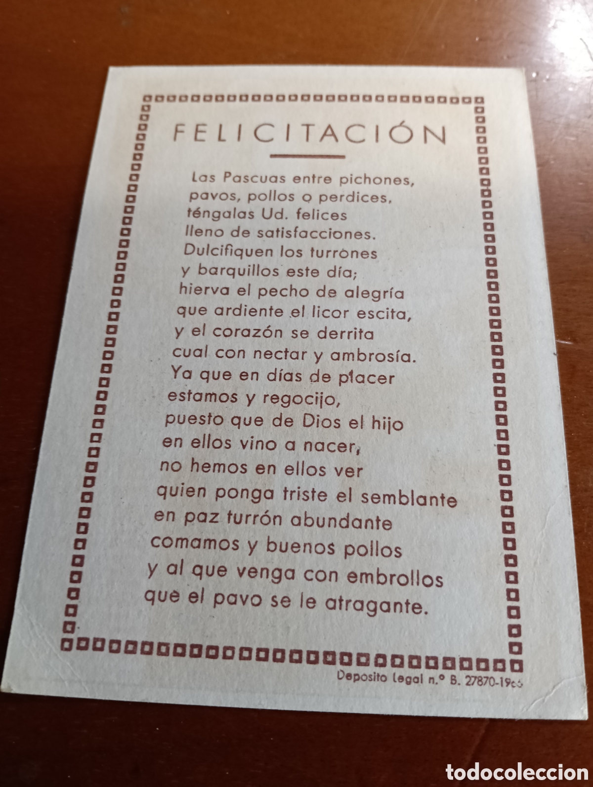 Postales: FELICITACION de NAVIDAD , EL MECANICO - Foto 2