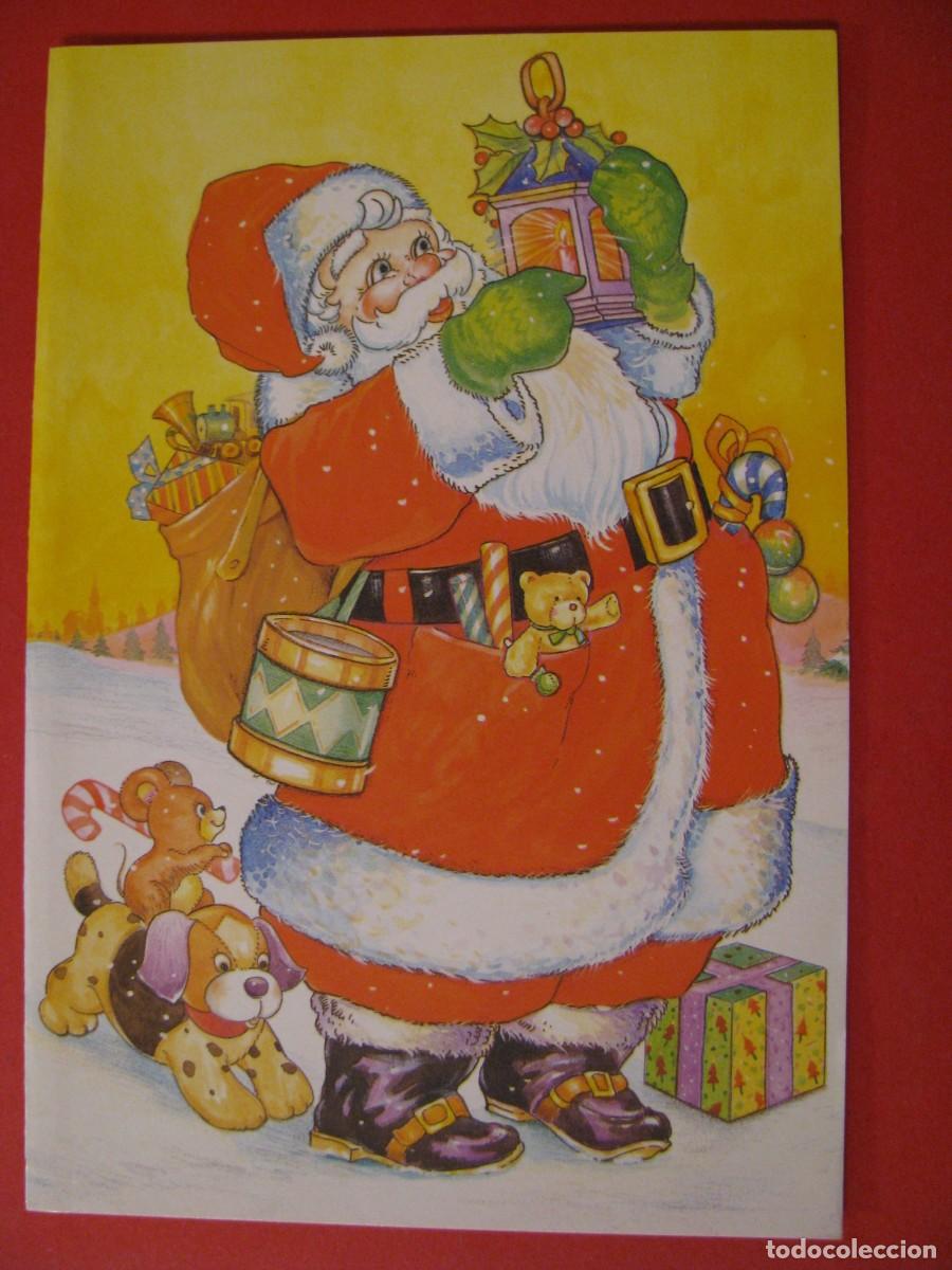 Postales: POSTAL DIPTICA DE NAVIDAD. SIN DATOS. 16X11 CM - Foto 1