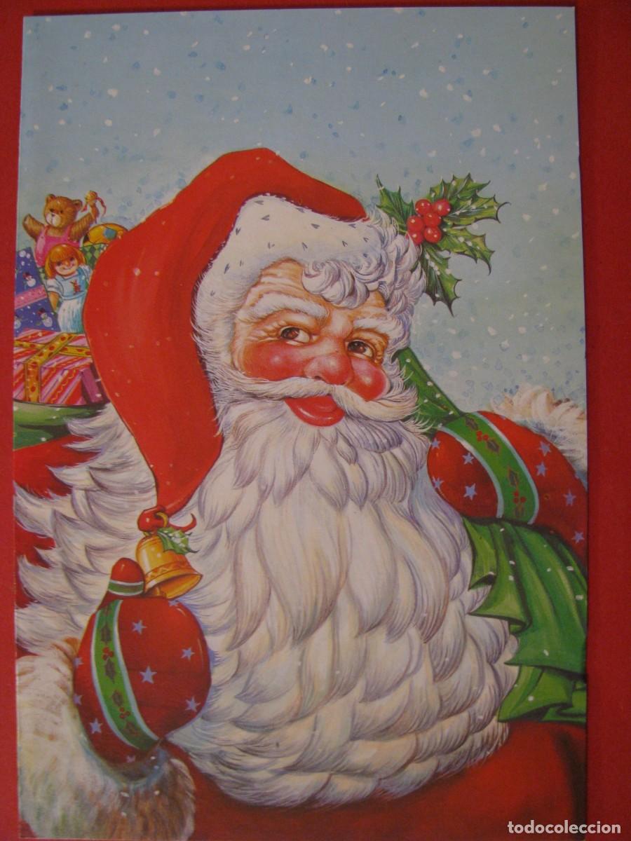 Postales: POSTAL DIPTICA DE NAVIDAD. SIN DATOS. 16X11 CM - Foto 1