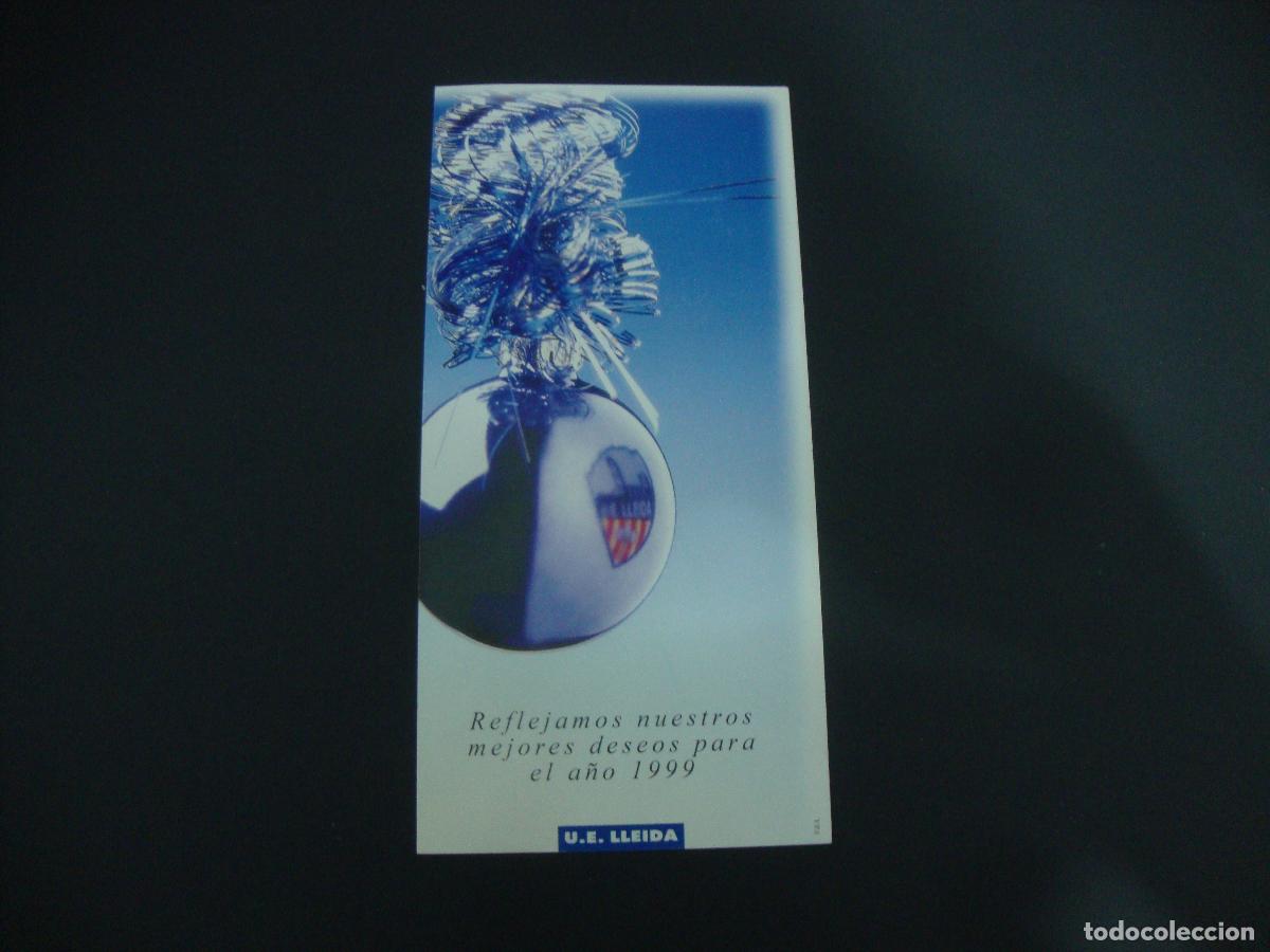 Postales: FELICITACION NAVIDAD U E LLEIDA 1999 - Foto 1