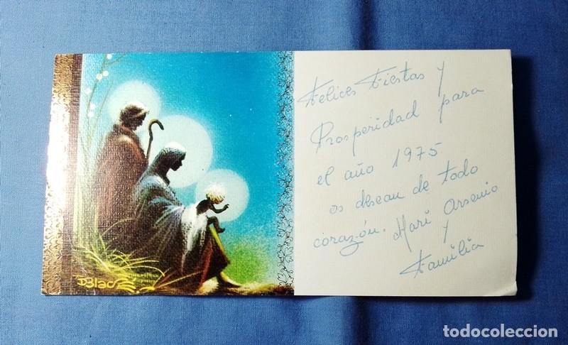 Postales: Tarjeta de Navidad escrita - Foto 1