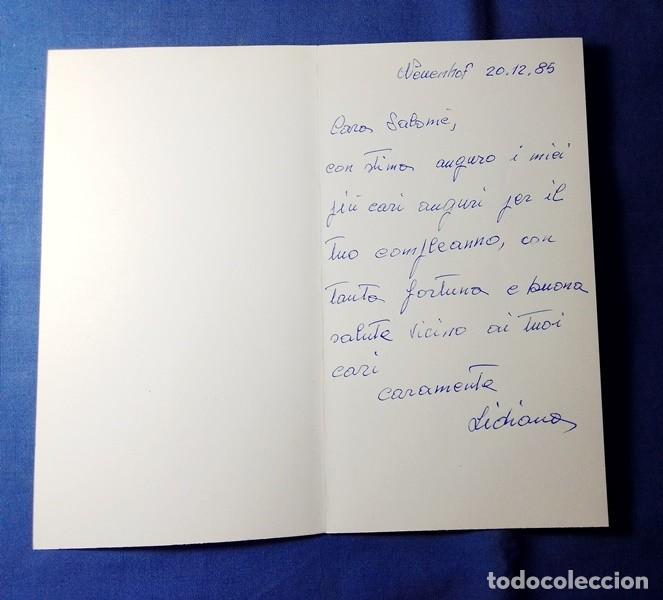 Postales: Tarjeta de Navidad escrita - Foto 2