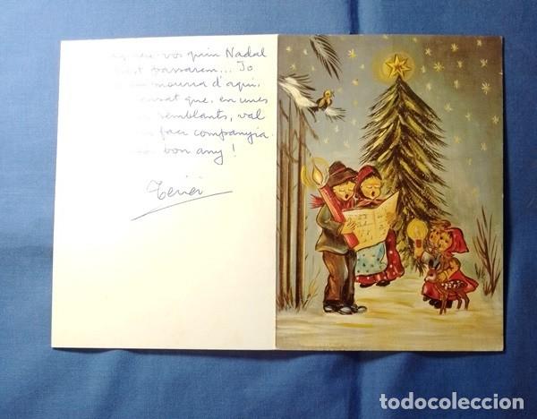 Postales: Tarjeta de Navidad escrita - Foto 1