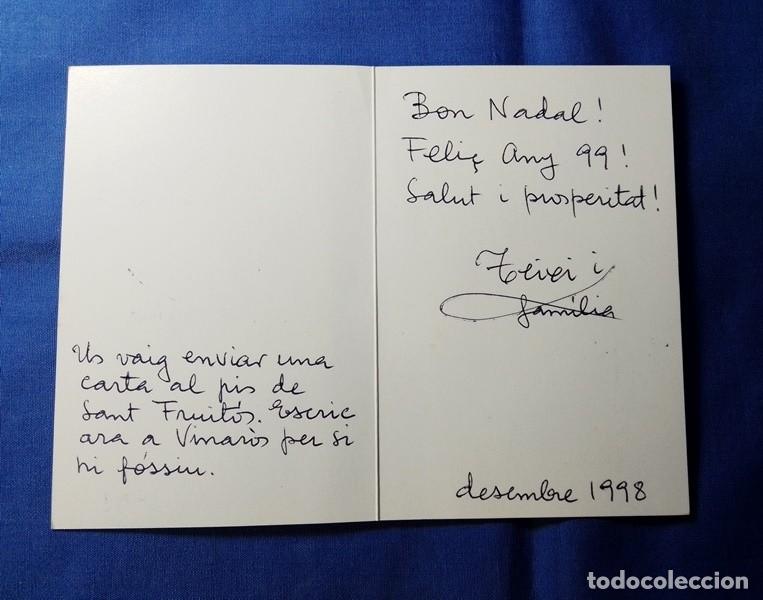 Postales: Tarjeta de Navidad escrita - Foto 2