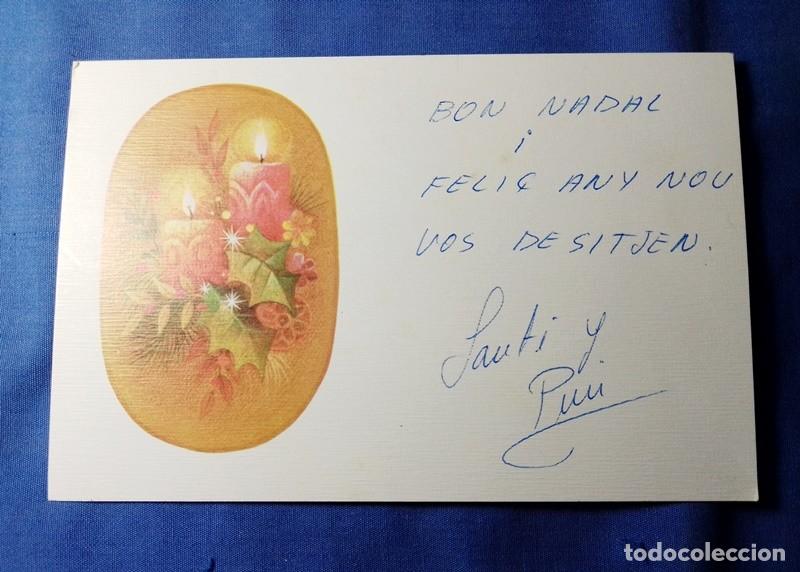Postales: Tarjeta de Navidad escrita - Foto 1