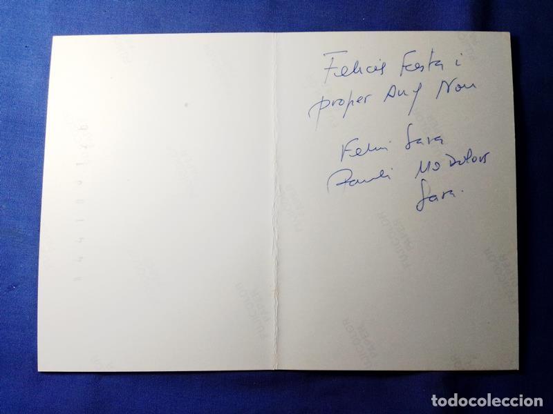 Postales: Tarjeta de Navidad escrita - Foto 2