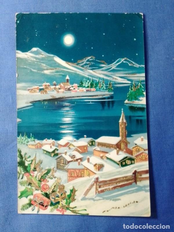 Postales: Tarjeta postal de Navidad escrita - Foto 1